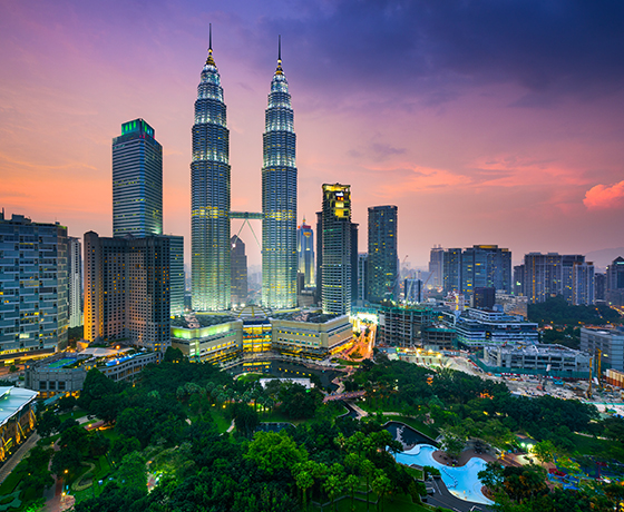 London to Kuala Lumpur